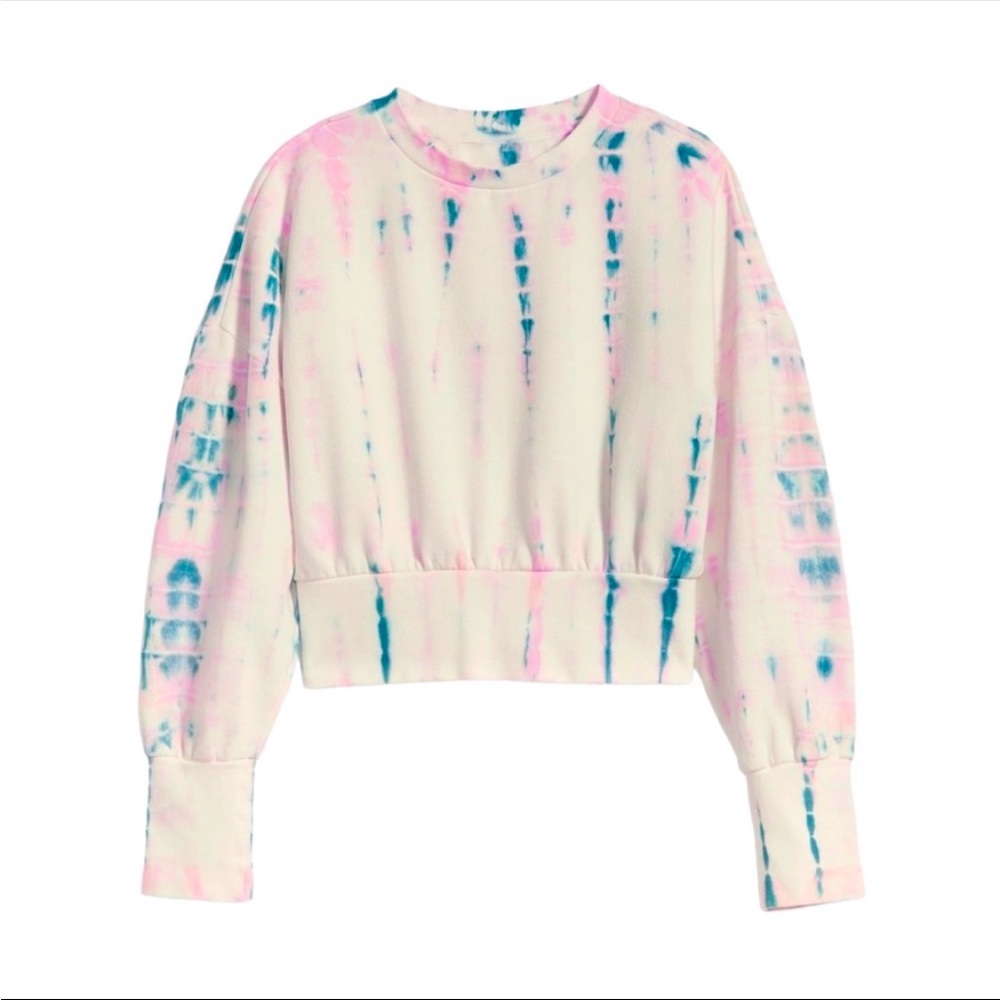 Old Navy Cropped Tye Die Sweatshirt - worn once